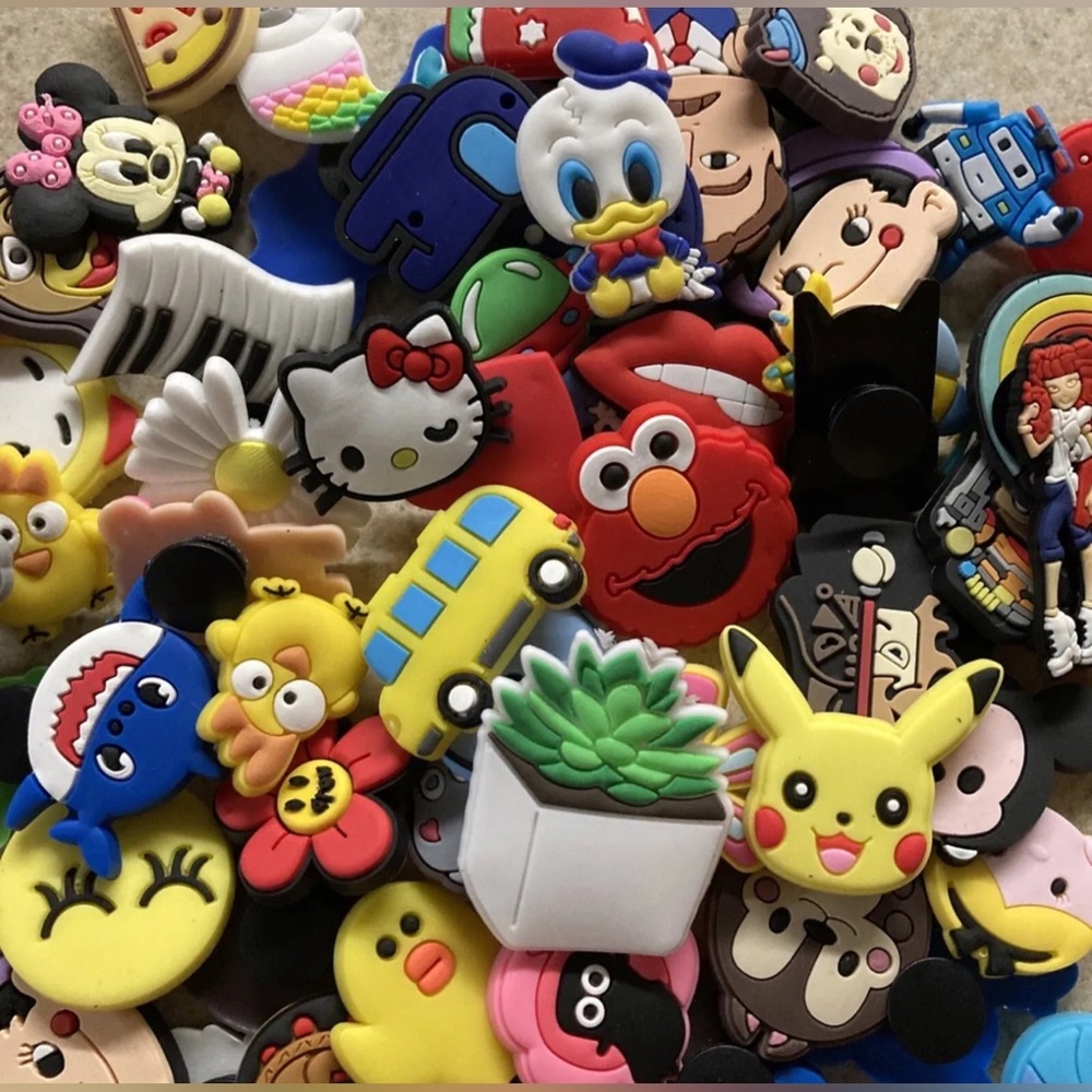 60 pc Random Shoe Charms For Crocs